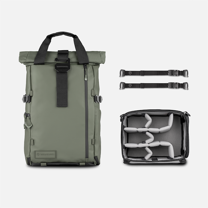 Wandrd PRVKE 31L Wasatch Green Photo Bundle