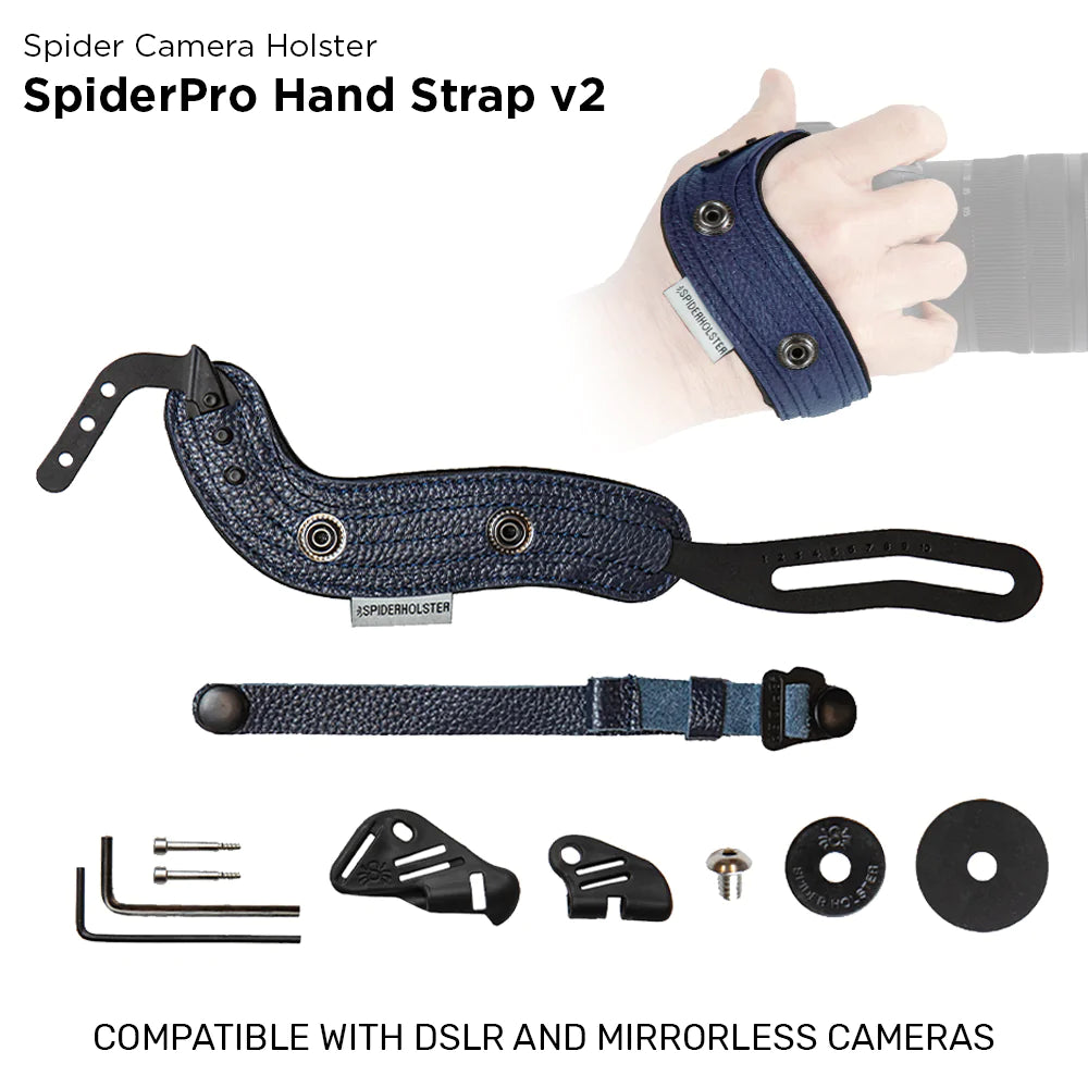 SpiderPro Hand Strap V2 - Dark Blue