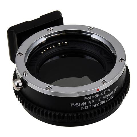 Vizelex ND Throttle Fusion Smart AF Lens Adapter - Canon EOS - EF (NOT EF-S) D/SLR Lens to Sony Alpha E-Mount Mirrorless Camera Body with Full Automated Functions and Built-In Variable ND Filter (1 to 8 Stops)
